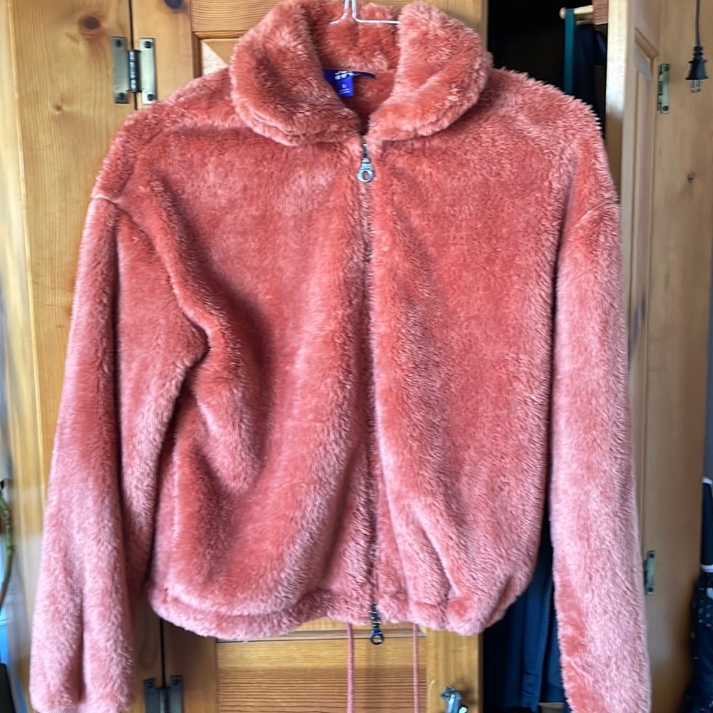 Small fuzzy Joy Lab jacket